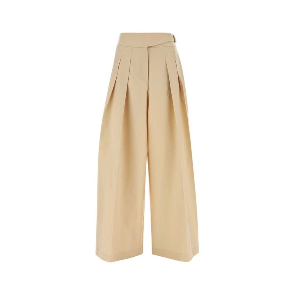 Zimmermann Women Sand Stretch Wool Valiant Wide-Leg Pant